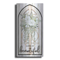 Luxe Metal Art 'Life is Beautiful' by Cindy Jacobs, Metal Wall Art