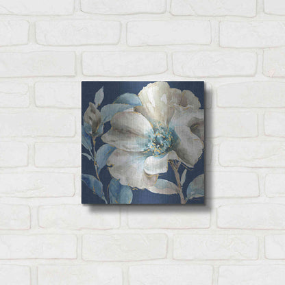 Luxe Metal Art 'Indigold IV Navy' by Lisa Audit, Metal Wall Art,,12x12