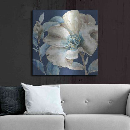 Luxe Metal Art 'Indigold IV Navy' by Lisa Audit, Metal Wall Art,,36x36