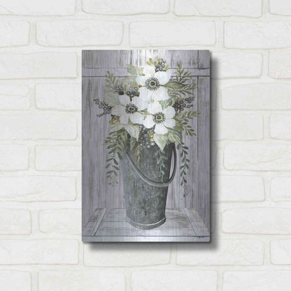 Luxe Metal Art 'Le Marche' by Cindy Jacobs, Metal Wall Art,12x16