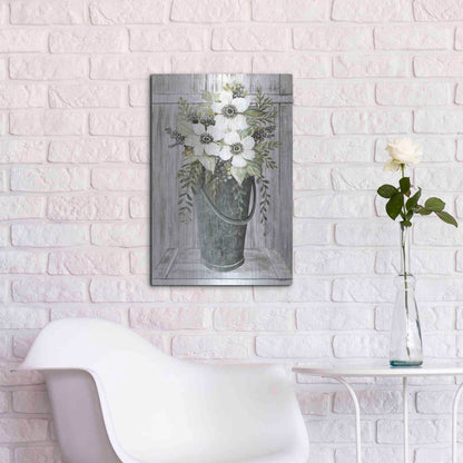 Luxe Metal Art 'Le Marche' by Cindy Jacobs, Metal Wall Art,16x24