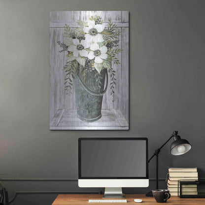 Luxe Metal Art 'Le Marche' by Cindy Jacobs, Metal Wall Art,24x36
