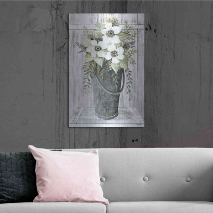 Luxe Metal Art 'Le Marche' by Cindy Jacobs, Metal Wall Art,24x36