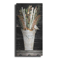 Luxe Metal Art 'No. 5 Fall Flowers and Birch 2' by Cindy Jacobs, Metal Wall Art