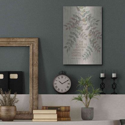Luxe Metal Art 'Getting Started' by Cindy Jacobs, Metal Wall Art,12x16