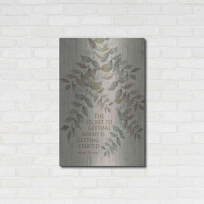 Luxe Metal Art 'Getting Started' by Cindy Jacobs, Metal Wall Art,24x36