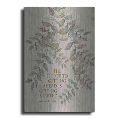Luxe Metal Art 'Getting Started' by Cindy Jacobs, Metal Wall Art