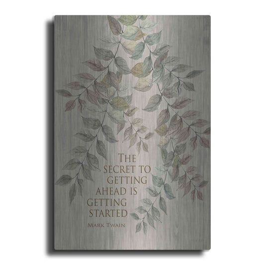 Luxe Metal Art 'Getting Started' by Cindy Jacobs, Metal Wall Art