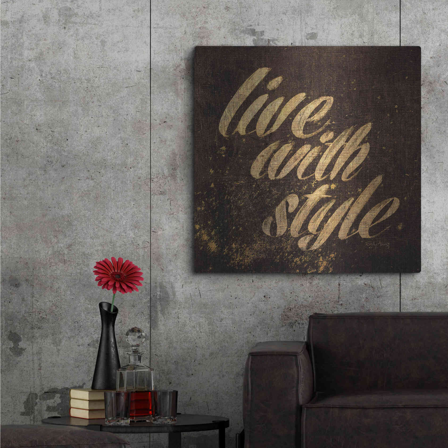 Luxe Metal Art 'Shoe Fetish Quotes III' by Emily Adams, Metal Wall Art,36x36