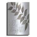 Luxe Metal Art 'The Lord is My Strength' by Cindy Jacobs, Metal Wall Art
