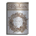Luxe Metal Art 'Relax Shell Wreath' by Cindy Jacobs, Metal Wall Art