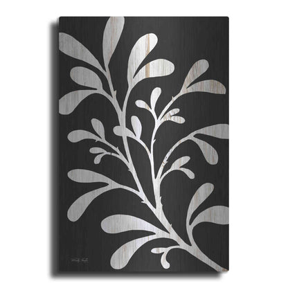 Luxe Metal Art 'Branch on Black II' by Cindy Jacobs, Metal Wall Art