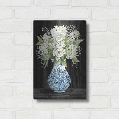 Luxe Metal Art 'Hydrangea Elegance' by Cindy Jacobs, Metal Wall Art,12x16
