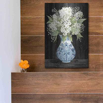 Luxe Metal Art 'Hydrangea Elegance' by Cindy Jacobs, Metal Wall Art,12x16