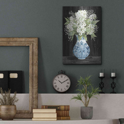 Luxe Metal Art 'Hydrangea Elegance' by Cindy Jacobs, Metal Wall Art,12x16