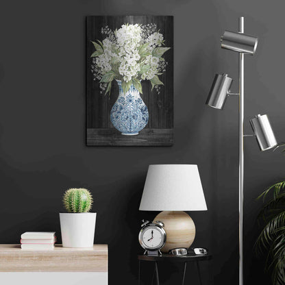 Luxe Metal Art 'Hydrangea Elegance' by Cindy Jacobs, Metal Wall Art,16x24