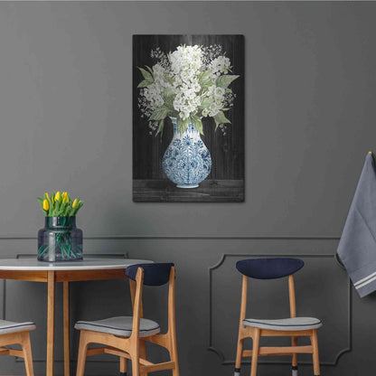 Luxe Metal Art 'Hydrangea Elegance' by Cindy Jacobs, Metal Wall Art,24x36
