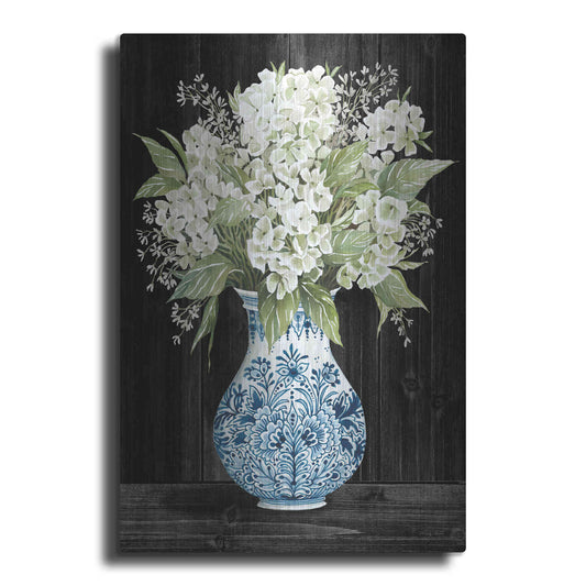 Luxe Metal Art 'Hydrangea Elegance' by Cindy Jacobs, Metal Wall Art