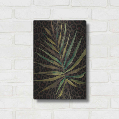 Luxe Metal Art 'Areca Leaf' by Cindy Jacobs, Metal Wall Art,12x16