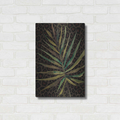 Luxe Metal Art 'Areca Leaf' by Cindy Jacobs, Metal Wall Art,16x24