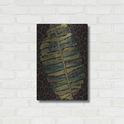 Luxe Metal Art 'Banana Leaf' by Cindy Jacobs, Metal Wall Art,16x24