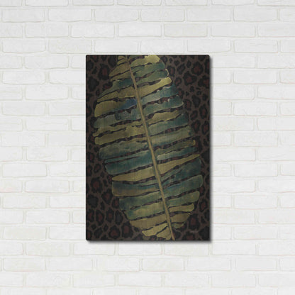 Luxe Metal Art 'Banana Leaf' by Cindy Jacobs, Metal Wall Art,24x36