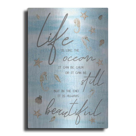 Luxe Metal Art 'Life is Like...' by Cindy Jacobs, Metal Wall Art