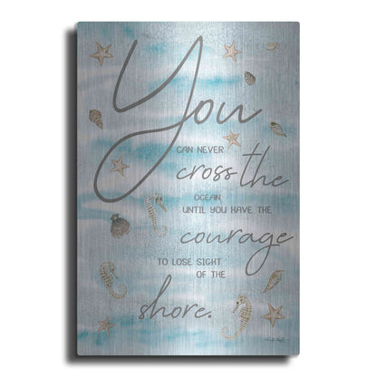 Luxe Metal Art 'You Can Never...' by Cindy Jacobs, Metal Wall Art