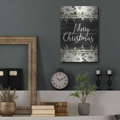 Luxe Metal Art 'Merry Christmas' by Cindy Jacobs, Metal Wall Art,12x16