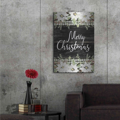 Luxe Metal Art 'Merry Christmas' by Cindy Jacobs, Metal Wall Art,24x36