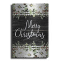 Luxe Metal Art 'Merry Christmas' by Cindy Jacobs, Metal Wall Art