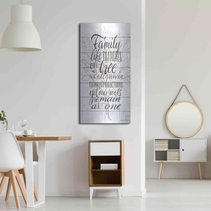 Luxe Metal Art 'Family' by Cindy Jacobs, Metal Wall Art,24x48