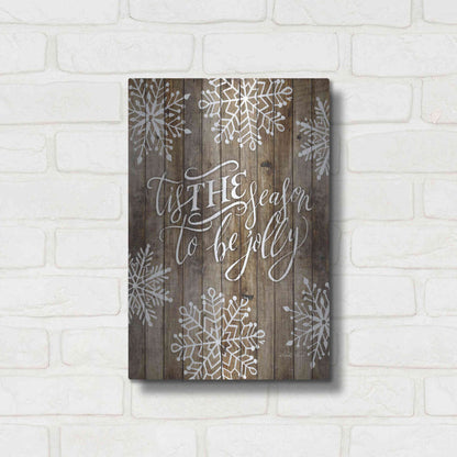 Luxe Metal Art 'Tis the Season Snowflakes' by Cindy Jacobs, Metal Wall Art,12x16