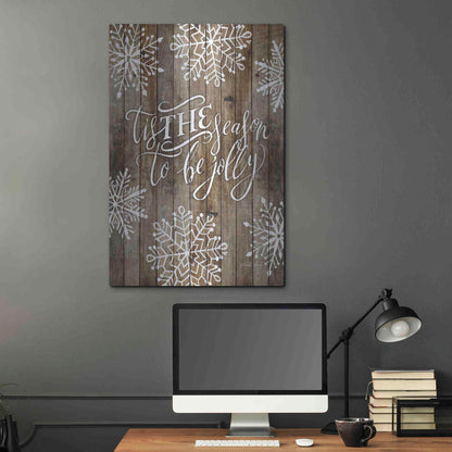 Luxe Metal Art 'Tis the Season Snowflakes' by Cindy Jacobs, Metal Wall Art,24x36