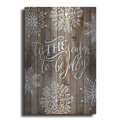 Luxe Metal Art 'Tis the Season Snowflakes' by Cindy Jacobs, Metal Wall Art