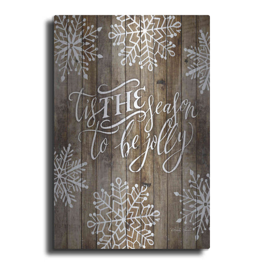 Luxe Metal Art 'Tis the Season Snowflakes' by Cindy Jacobs, Metal Wall Art