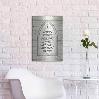 Luxe Metal Art 'Ten Commandments' by Cindy Jacobs, Metal Wall Art,16x24