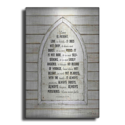 Luxe Metal Art 'Love is Patient Verse Arch' by Cindy Jacobs, Metal Wall Art
