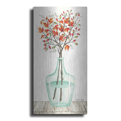 Luxe Metal Art 'Fall Blooms' by Cindy Jacobs, Metal Wall Art