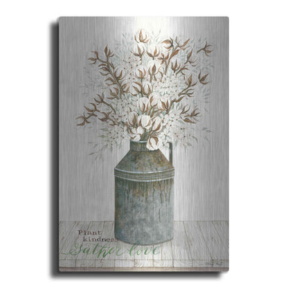 Luxe Metal Art 'Gather Love Cotton Bouquet' by Cindy Jacobs, Metal Wall Art