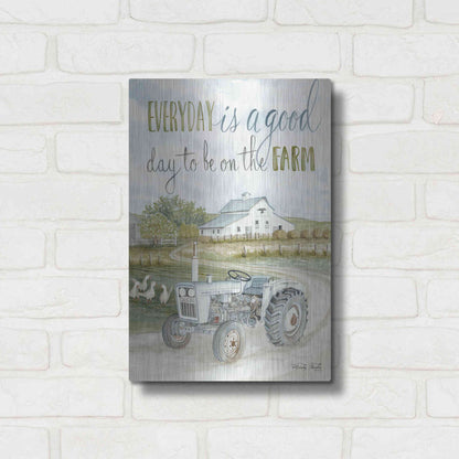 Luxe Metal Art 'Good Day' by Cindy Jacobs, Metal Wall Art,12x16