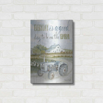 Luxe Metal Art 'Good Day' by Cindy Jacobs, Metal Wall Art,16x24