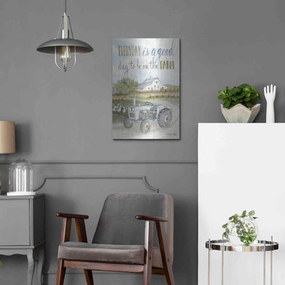 Luxe Metal Art 'Good Day' by Cindy Jacobs, Metal Wall Art,16x24