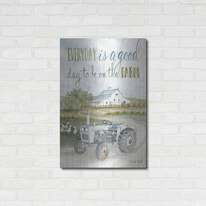 Luxe Metal Art 'Good Day' by Cindy Jacobs, Metal Wall Art,24x36