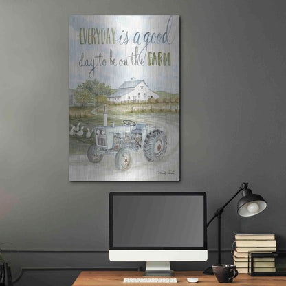 Luxe Metal Art 'Good Day' by Cindy Jacobs, Metal Wall Art,24x36