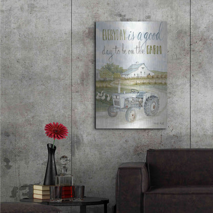 Luxe Metal Art 'Good Day' by Cindy Jacobs, Metal Wall Art,24x36