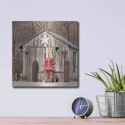 Luxe Metal Art 'Star Shed' by Lori Deiter, Metal Wall Art,12x12