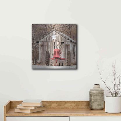 Luxe Metal Art 'Star Shed' by Lori Deiter, Metal Wall Art,12x12