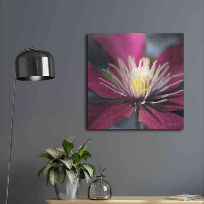 Luxe Metal Art 'Floral Pop II' by Lori Deiter, Metal Wall Art,24x24