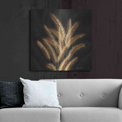 Luxe Metal Art 'Golden Grass II' by Lori Deiter, Metal Wall Art,36x36
